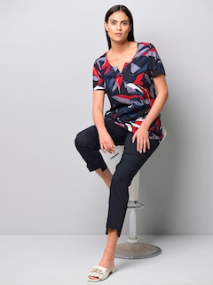 Bluse mit grafischem Dessin thumbnail 6