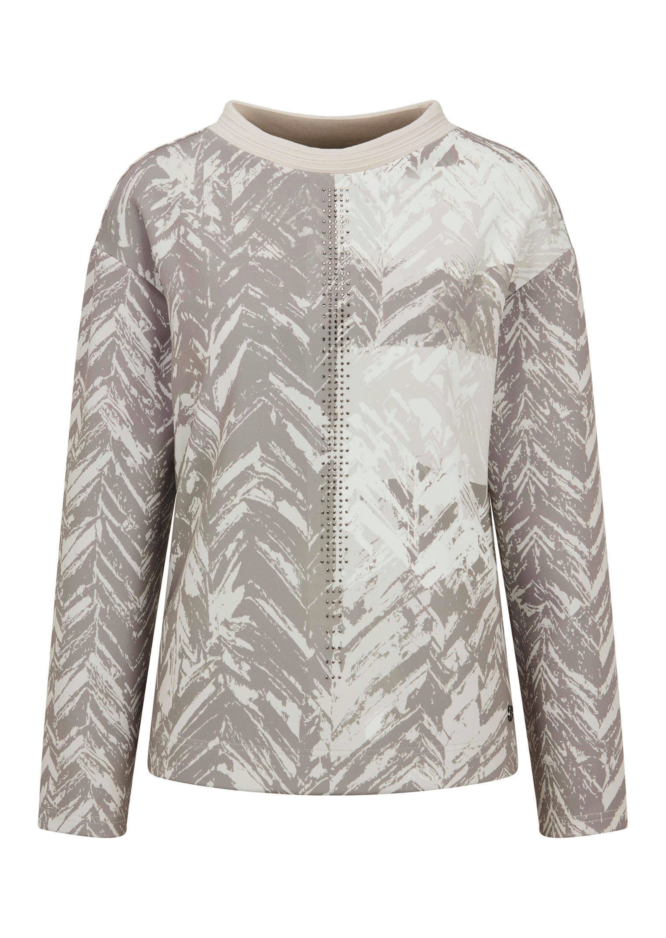 Sweatshirt met glittersteenborduursel