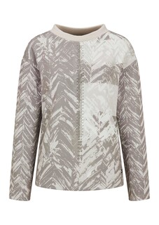 Sweatshirt met glittersteenborduursel thumbnail 4