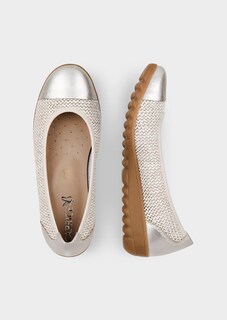 Ballerinat, joissa neuleen näköinen pinta thumbnail 2