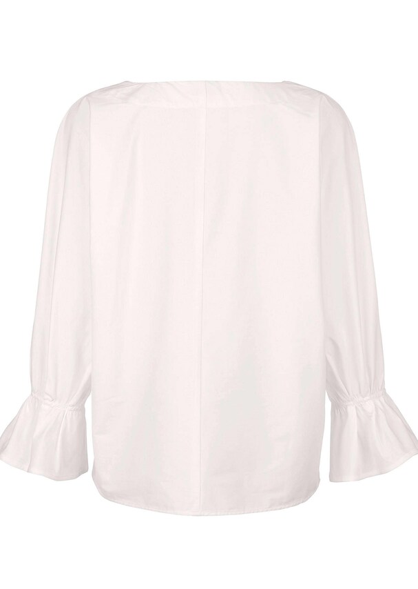 Oversizedbluse mit Volant am Ärmelabschluss 4