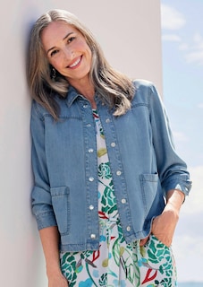 Hemdjacke im Denim-Look thumbnail 7