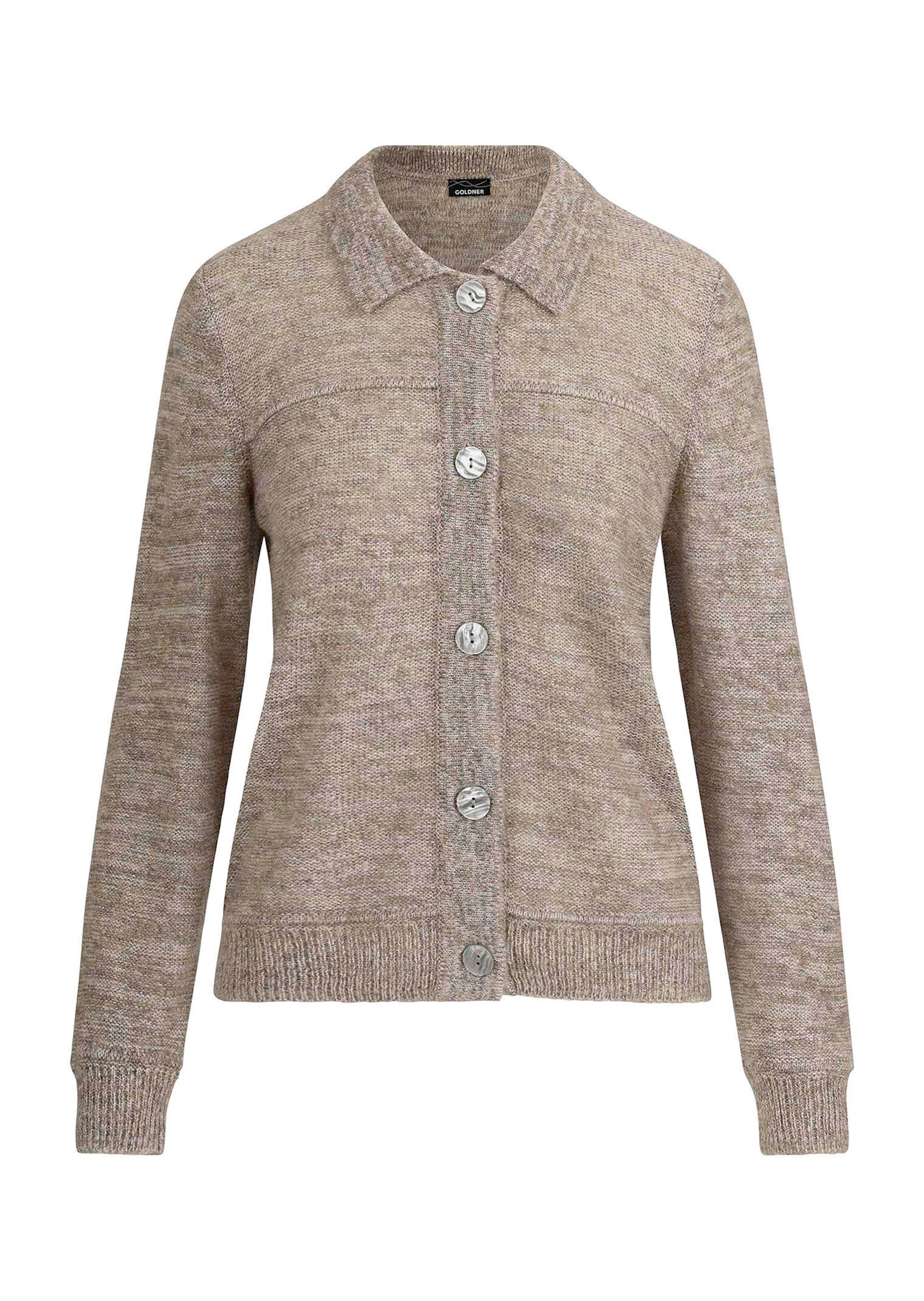 Flauschige Strickjacke mit Glitzereffekt