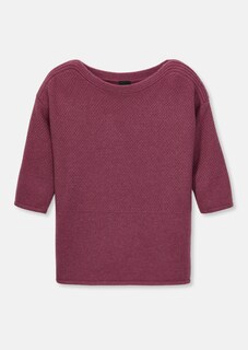 Kaschmir-Pullover mit Struktur-Mix thumbnail 1