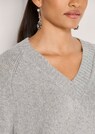 V-Pullover mit Kaschmir und Seide thumbnail 5