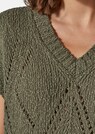 Chunky knit jumper with lace pattern thumbnail 5
