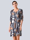 Kleid mit grafischem Dessin thumbnail 7