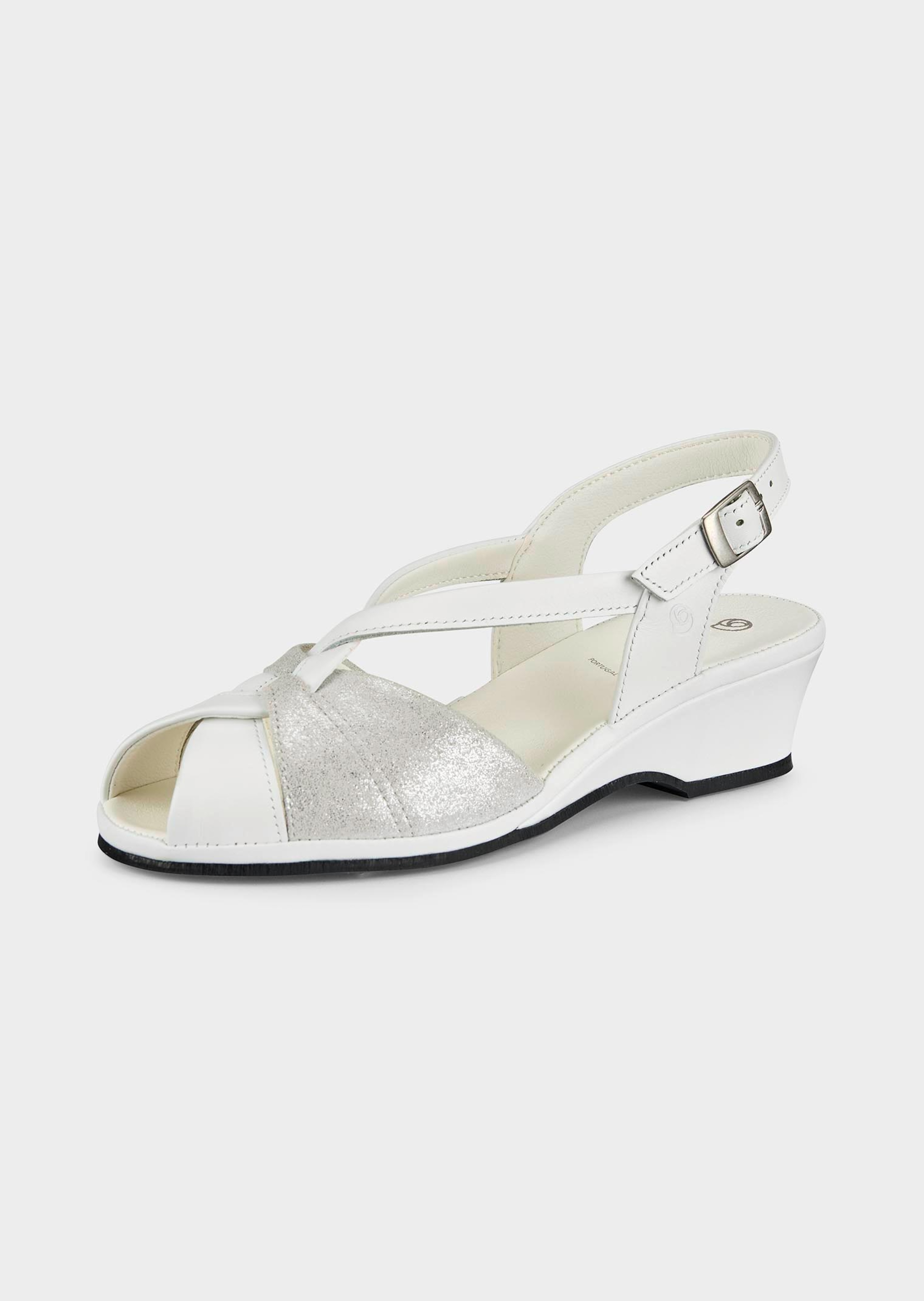 Leder-Sandalen mit Fersenriemchen