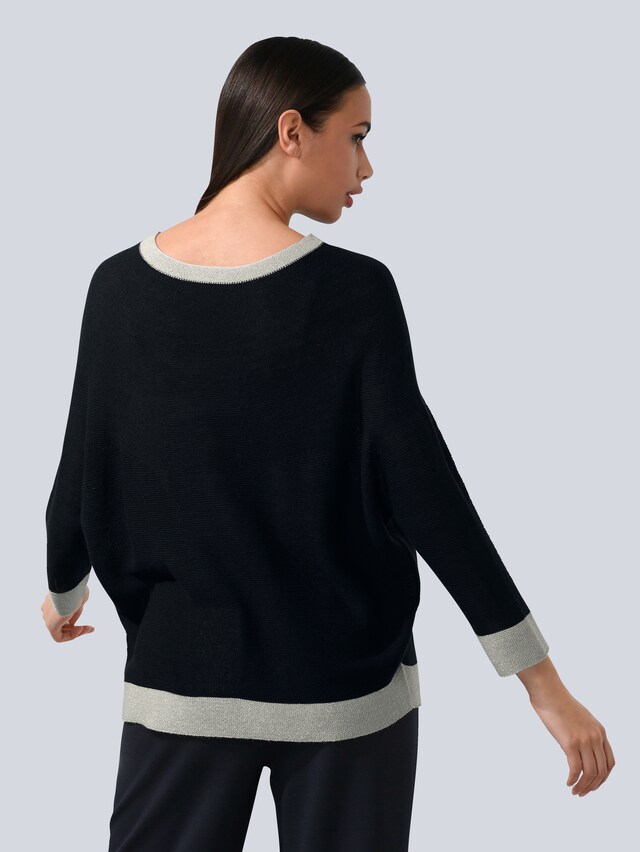 Pullover mit überschnittener Schulter 2