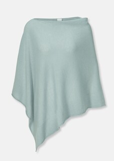 Knitted poncho made from pure cashmere thumbnail 1