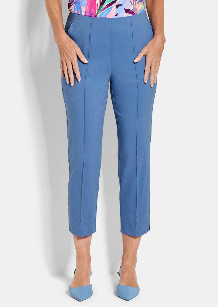 Pantalon 7/8 BELLA en bengaline, avec nervures