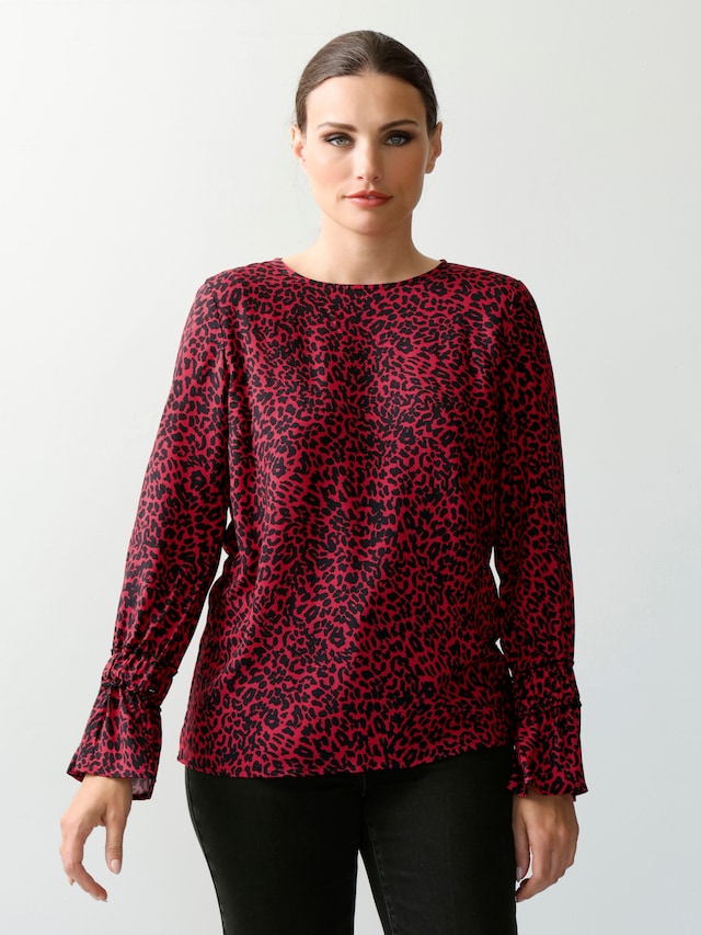 Bluse mit Animalprint