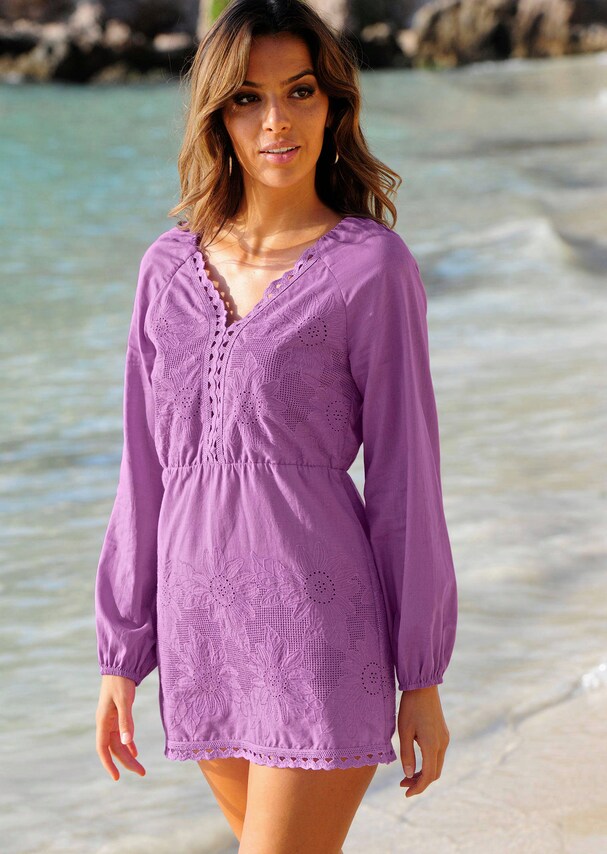 Tunika mit floraler Stickerei 6