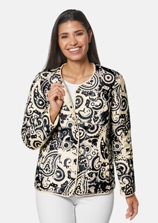 Reversible jacket with paisley print thumbnail 1