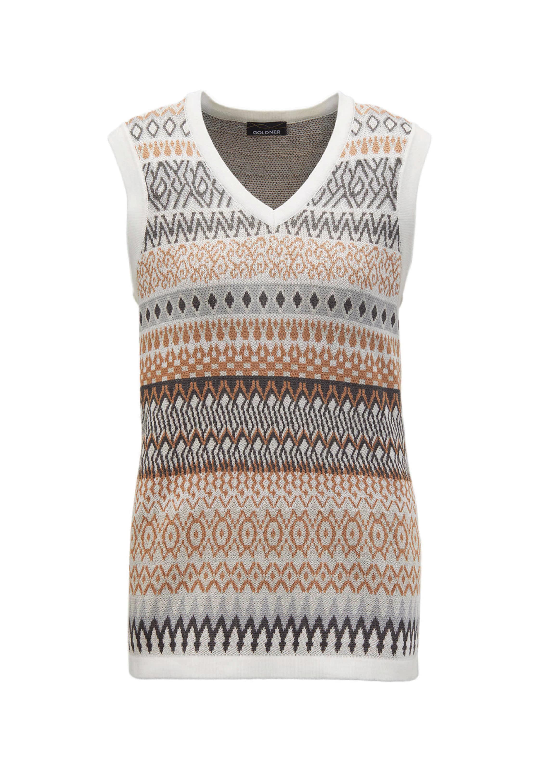 Wunderschöner Pullunder mit Jacquardmuster