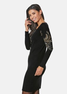 Robe en maille. Laine de mérinos thumbnail 4