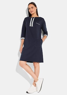 Jersey-Kleid mit Stehkragen thumbnail 1