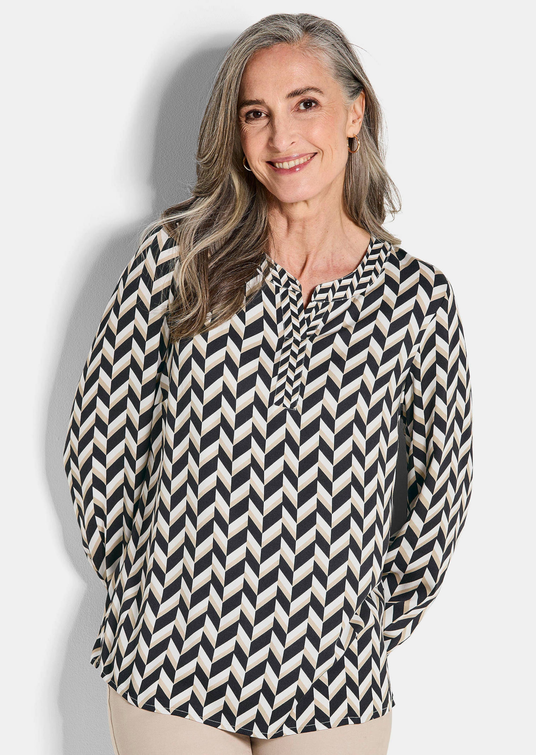 Druckbluse