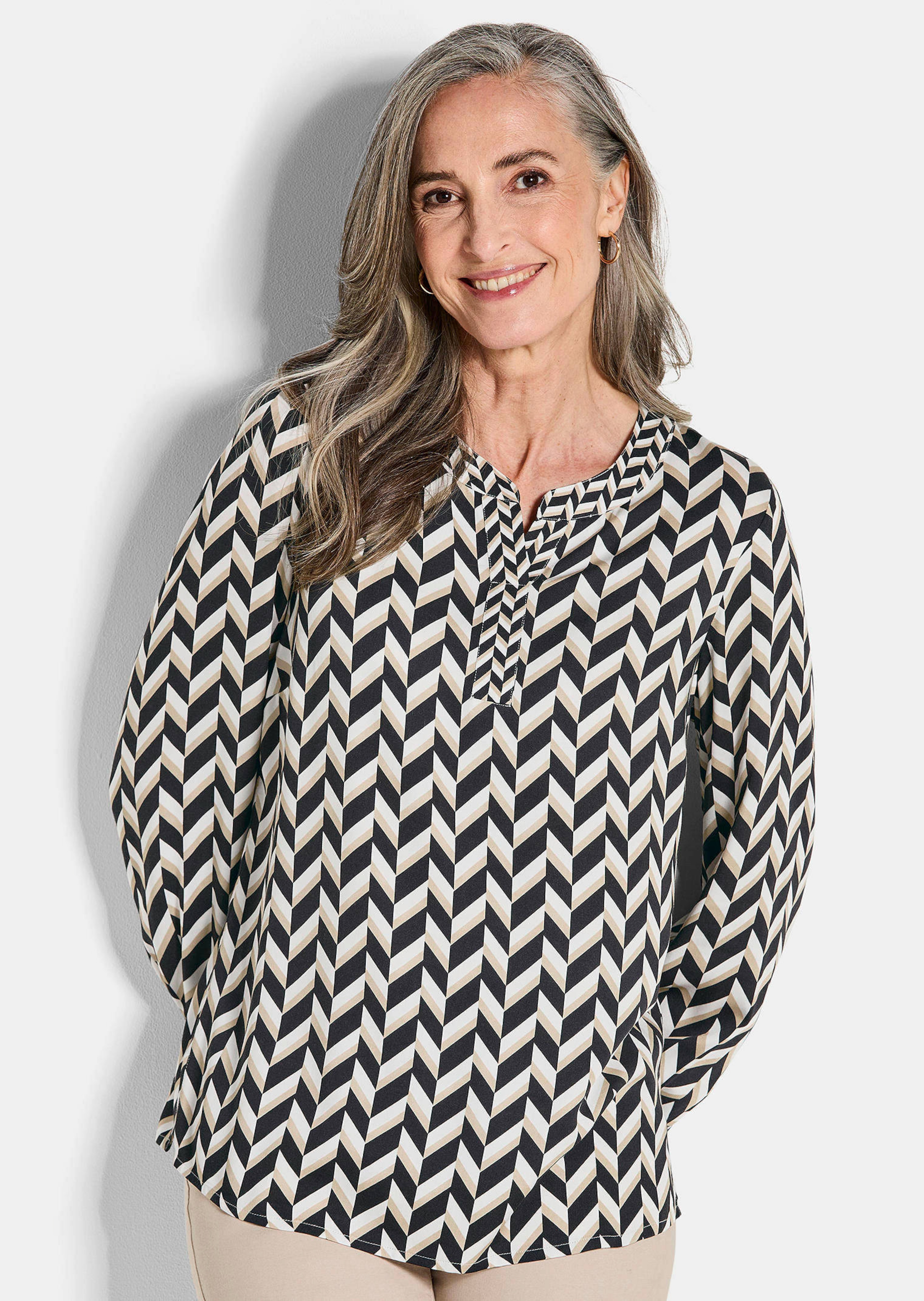 Druckbluse