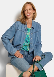 Hemdjacke im Denim-Look thumbnail 4