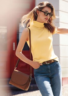 Pull col roulé sans manches thumbnail 7