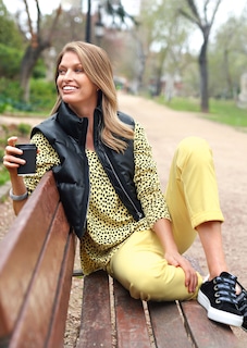 Oversize-Pullover mit abstraktem Leoprint thumbnail 7