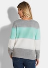 Pull avec motif à larges rayures thumbnail 2
