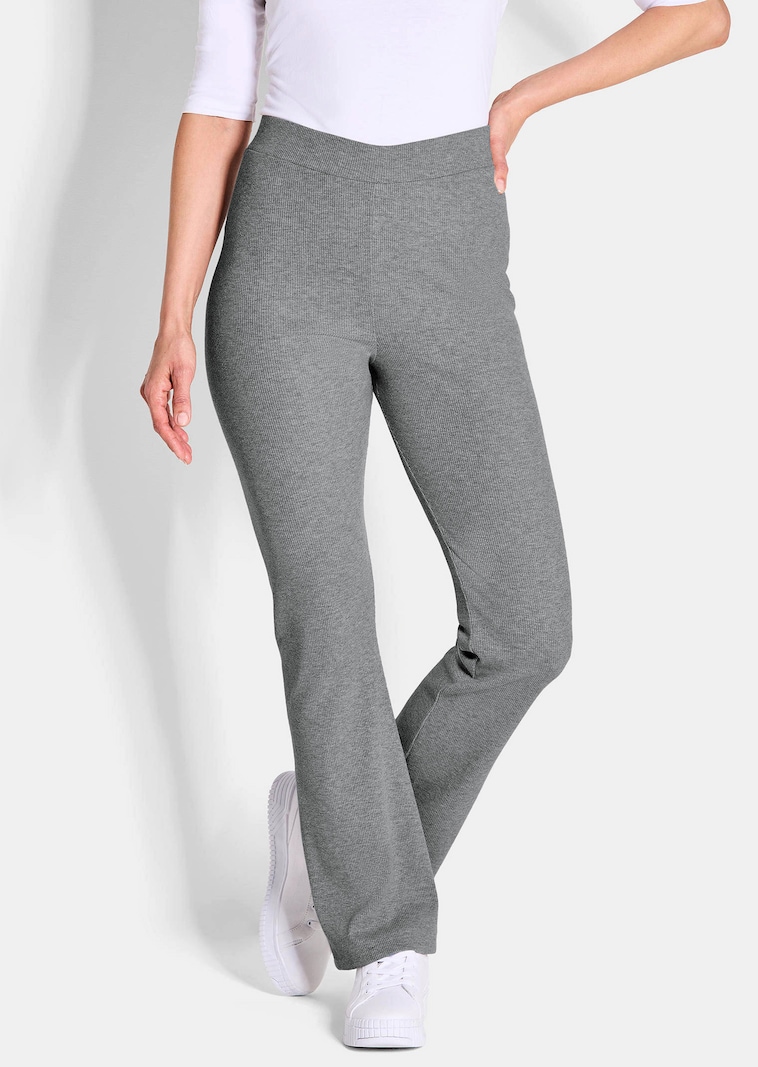 Jogginghose mit geradem Bein im Doppelpack
