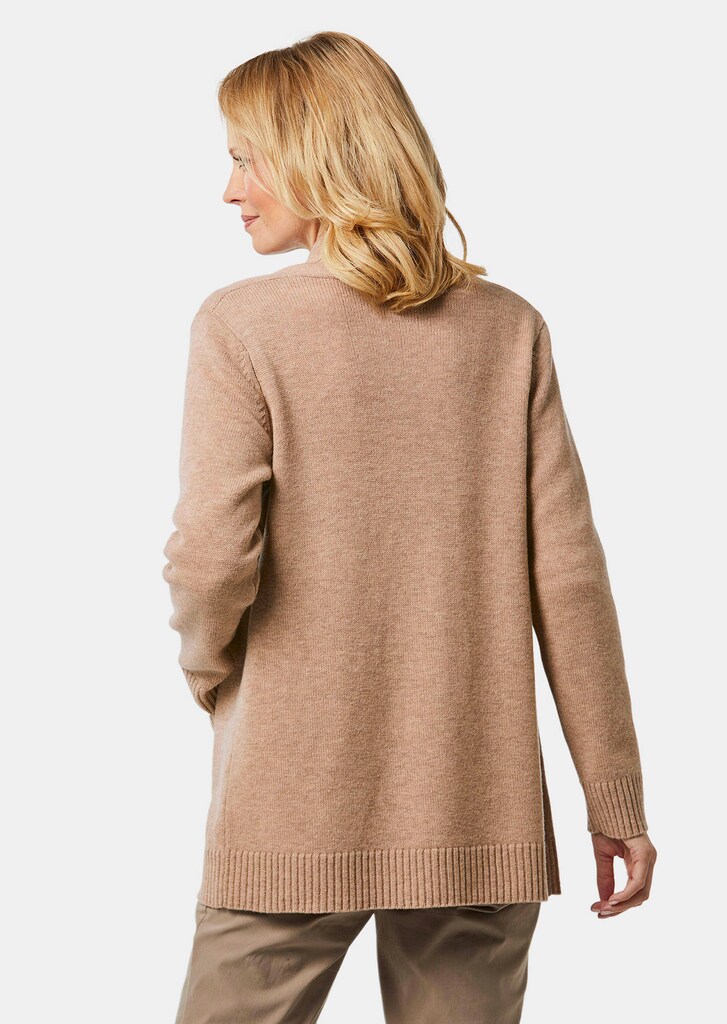 Schalkragenstrickjacke