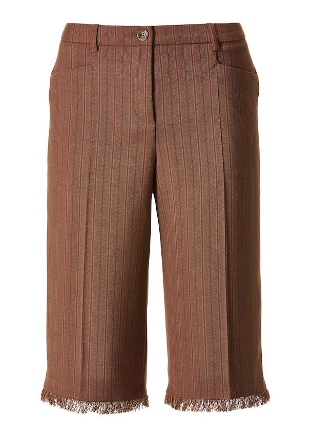 Bermuda shorts in soft, Italian quality