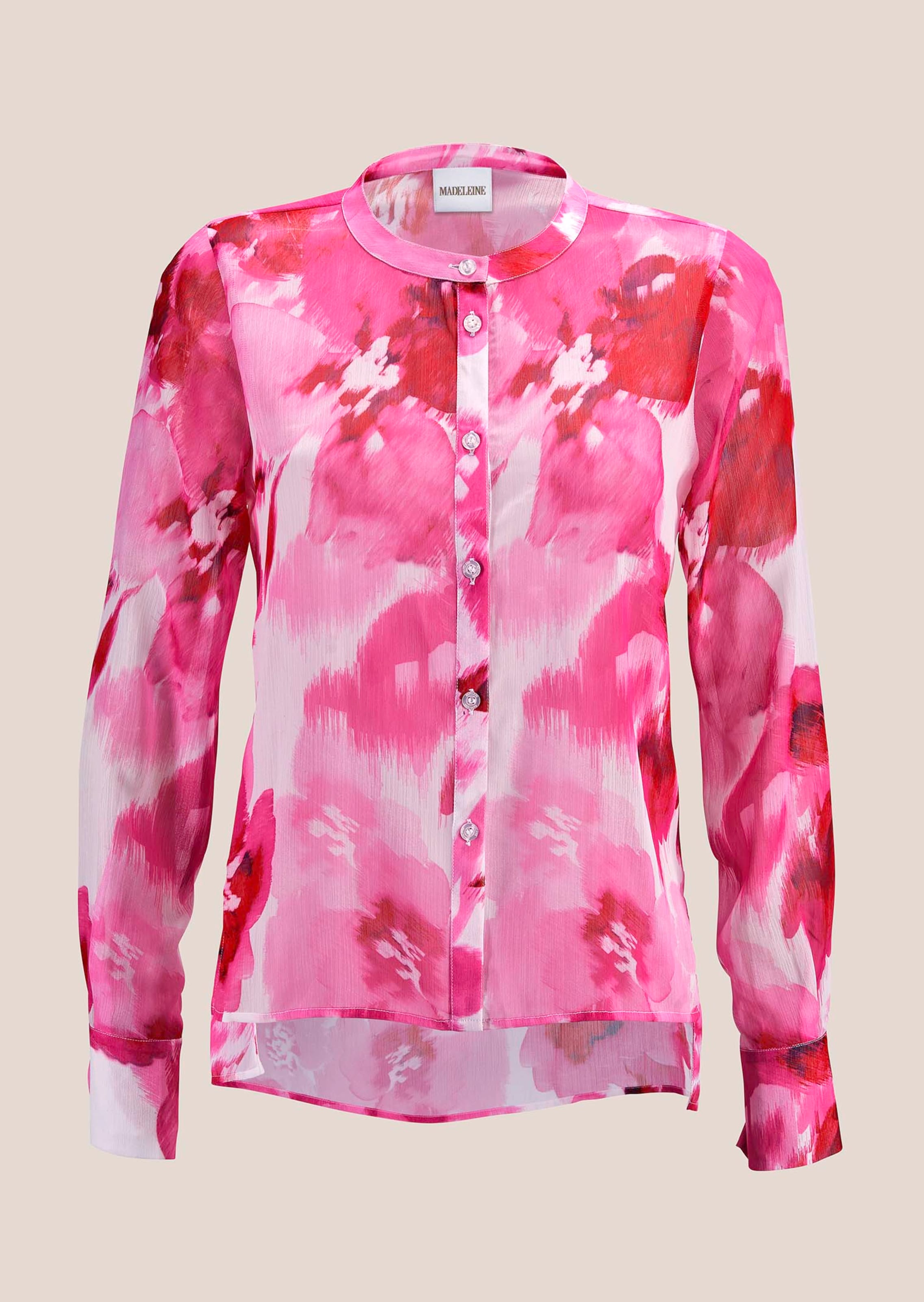 Round neck blouse with unique print