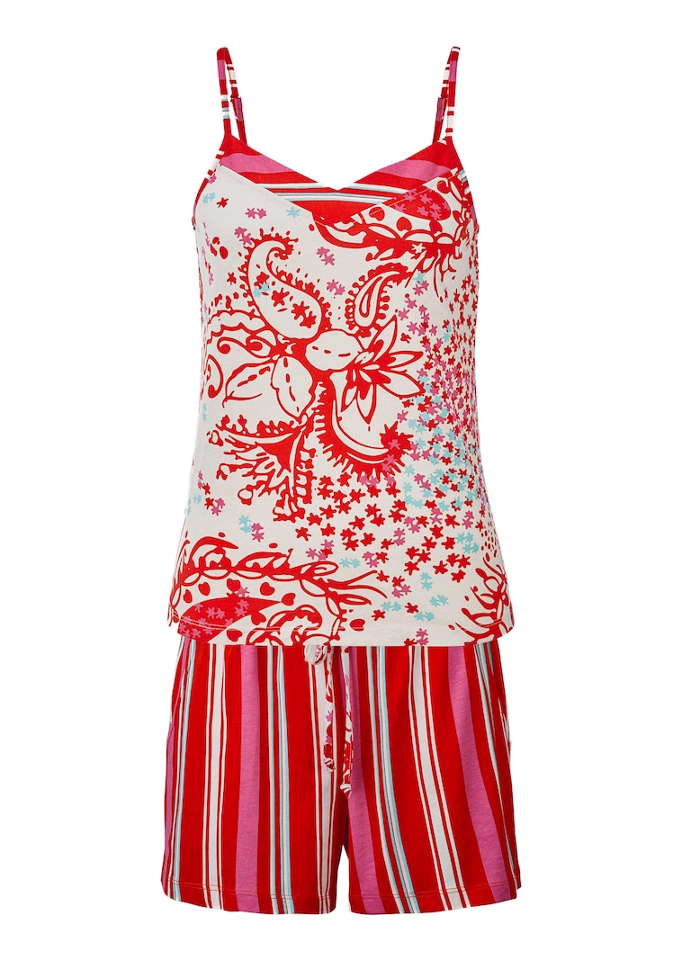 Pyjashort à fines bretelles