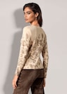 Pull en cachemire avec imprimé floral thumbnail 3