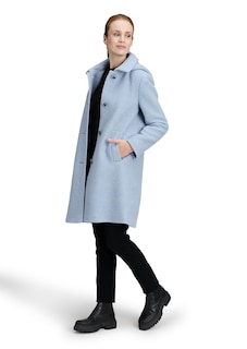 Edler Wollmantel mit abnehmbarer Kapuze thumbnail 3