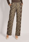 Weite Jerseyhose mit Leopardenmuster thumbnail 1