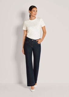 Wide-Leg-Jeans mit dunkler Waschung thumbnail 2
