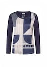 Blouse fluide en satin et jersey thumbnail 4