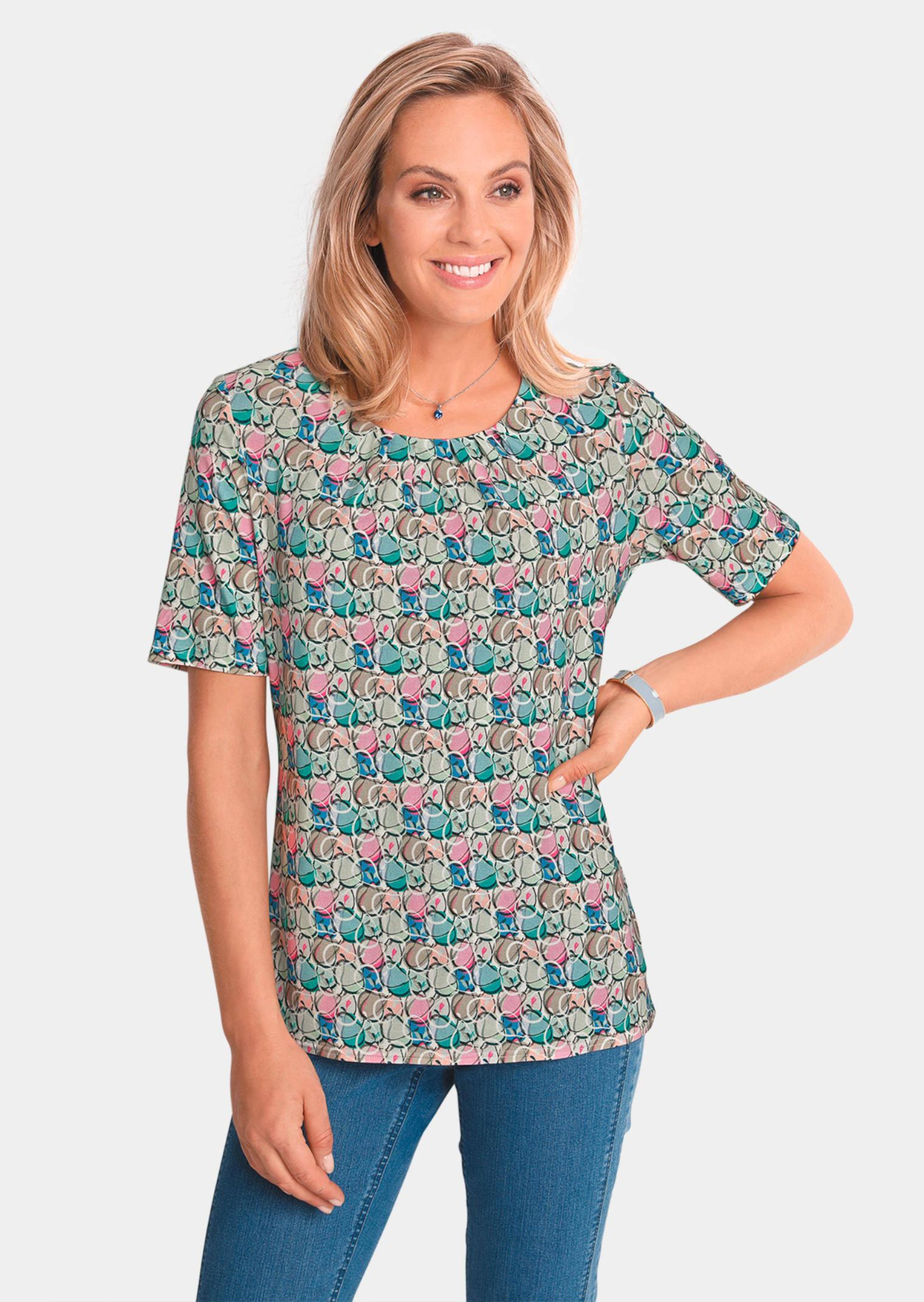 Shirt met trendy print