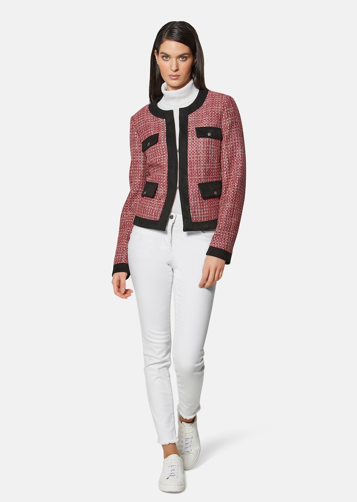 Kurzer Tweed-Blazer in modischem Boxy-Style 1