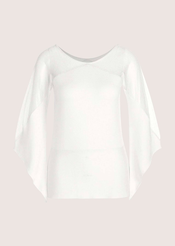 Pullover mit Mesh-Einsatz 5