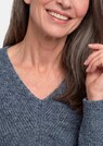 Tricot pullover met naadloze V-hals thumbnail 5