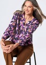 Gedessineerde blouse met tuniekhals thumbnail 4