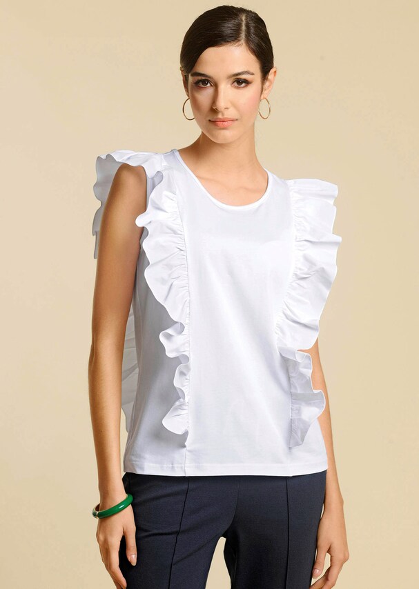 Shirt mit Volant 1