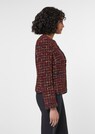 Kurzer Tweed-Blazer mit Fransen thumbnail 4