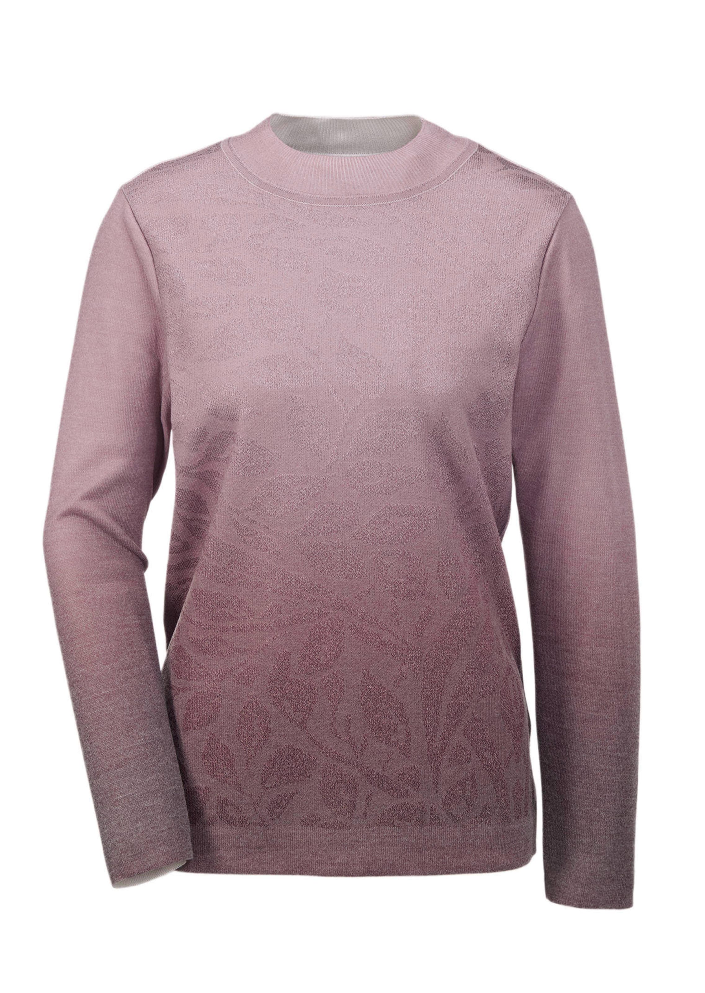 Leichter Strickpullover mit modernem Farbverlauf