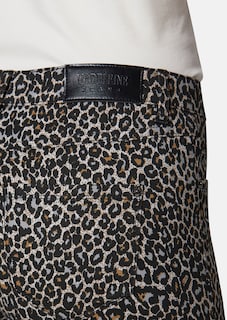 Jeans mit Leomuster thumbnail 6