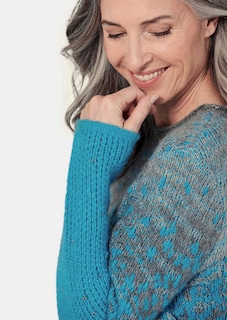 Jacquard Strickpullover thumbnail 5