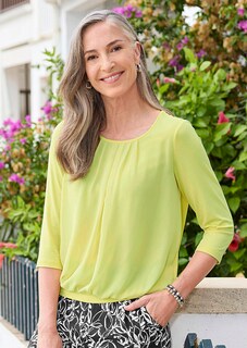 Élégant T-shirt aspect chemisier thumbnail 7