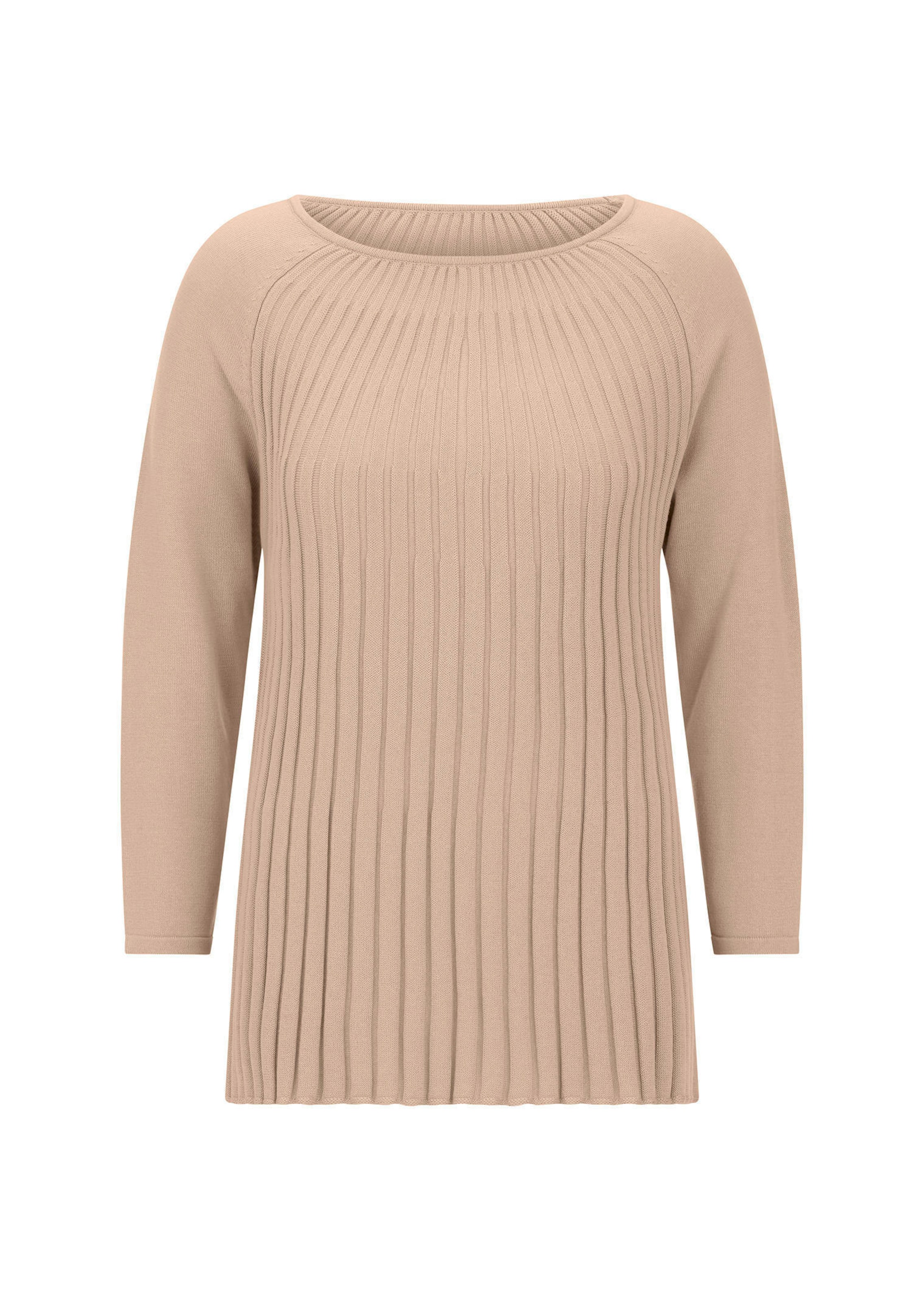 A-lijn tricot pullover met katoen