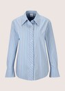 Gestreifte Hemdbluse mit Perlmuttknöpfen thumbnail 6